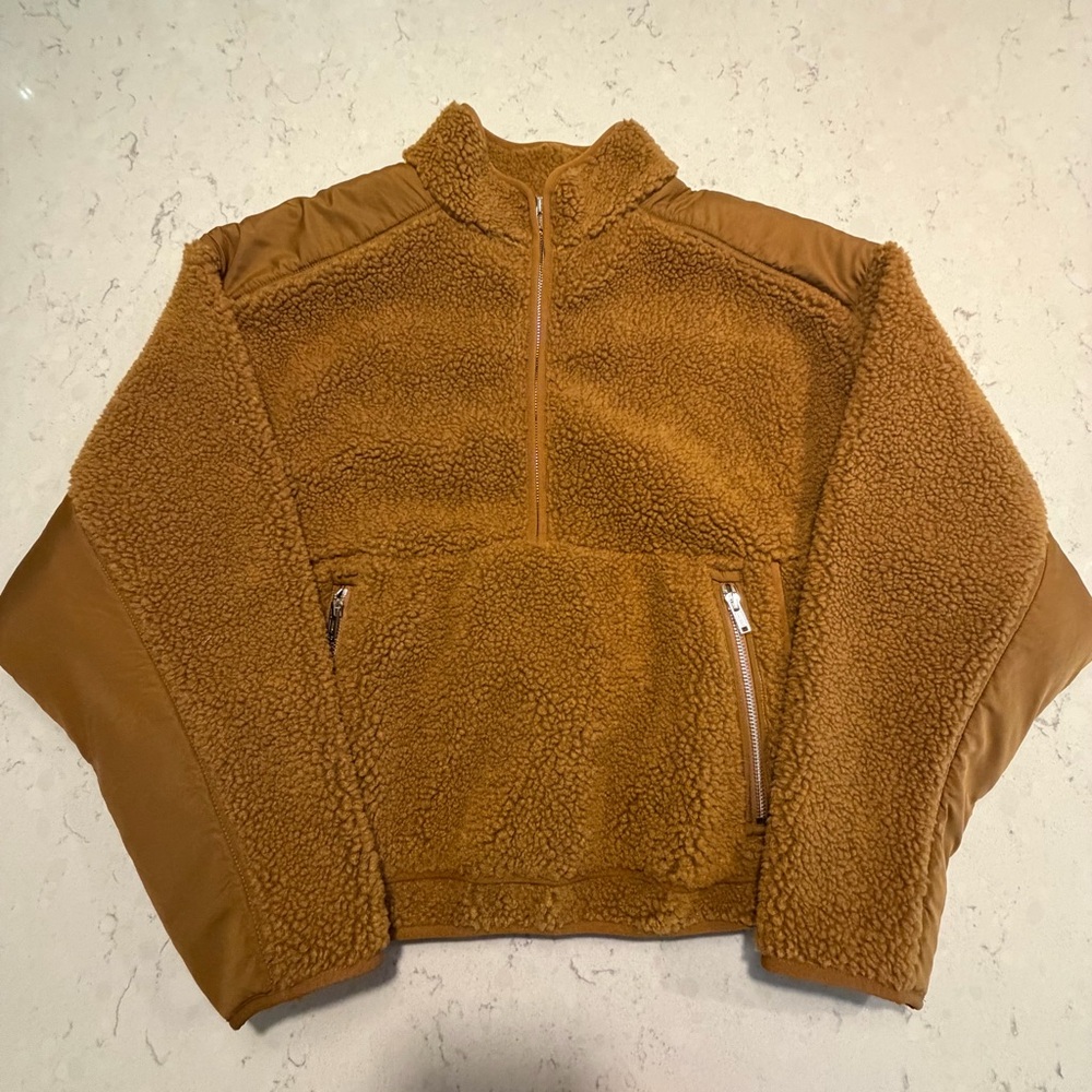 Madewell Tan Sherpa Jacket - M